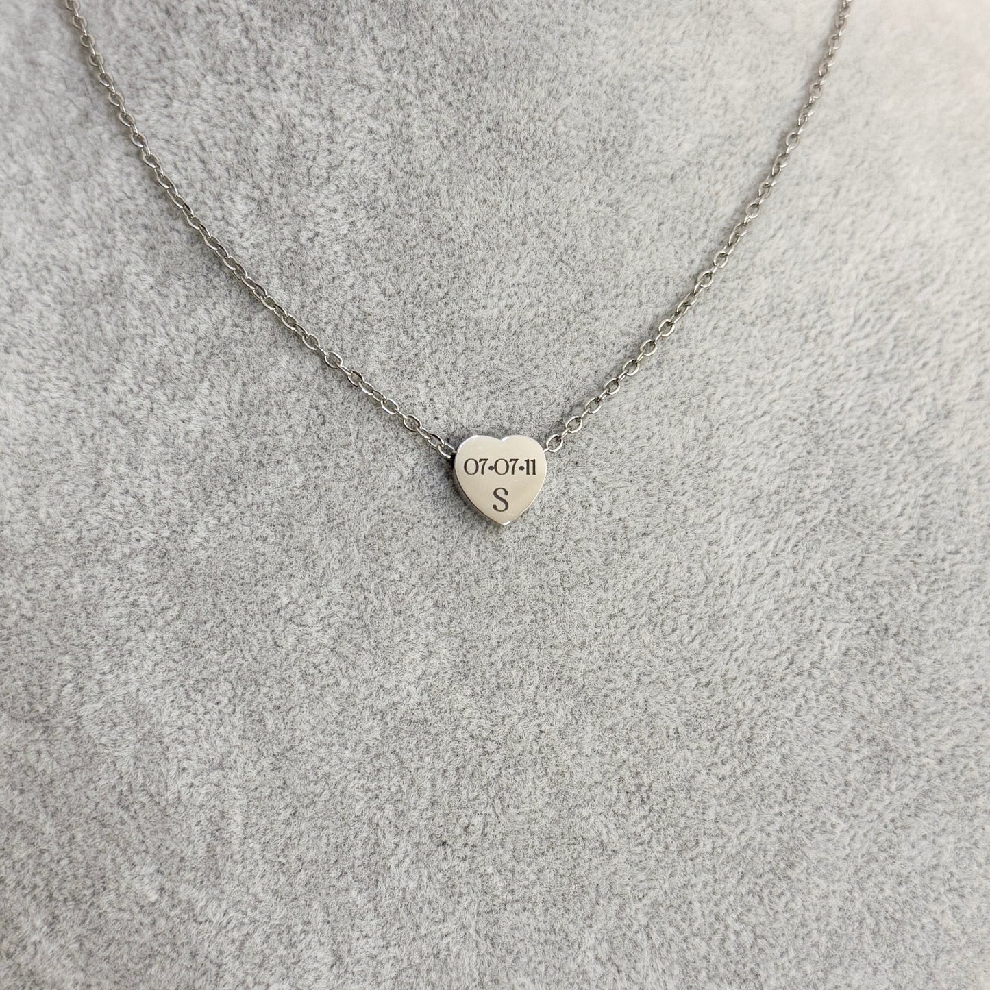 Collar corazón mini