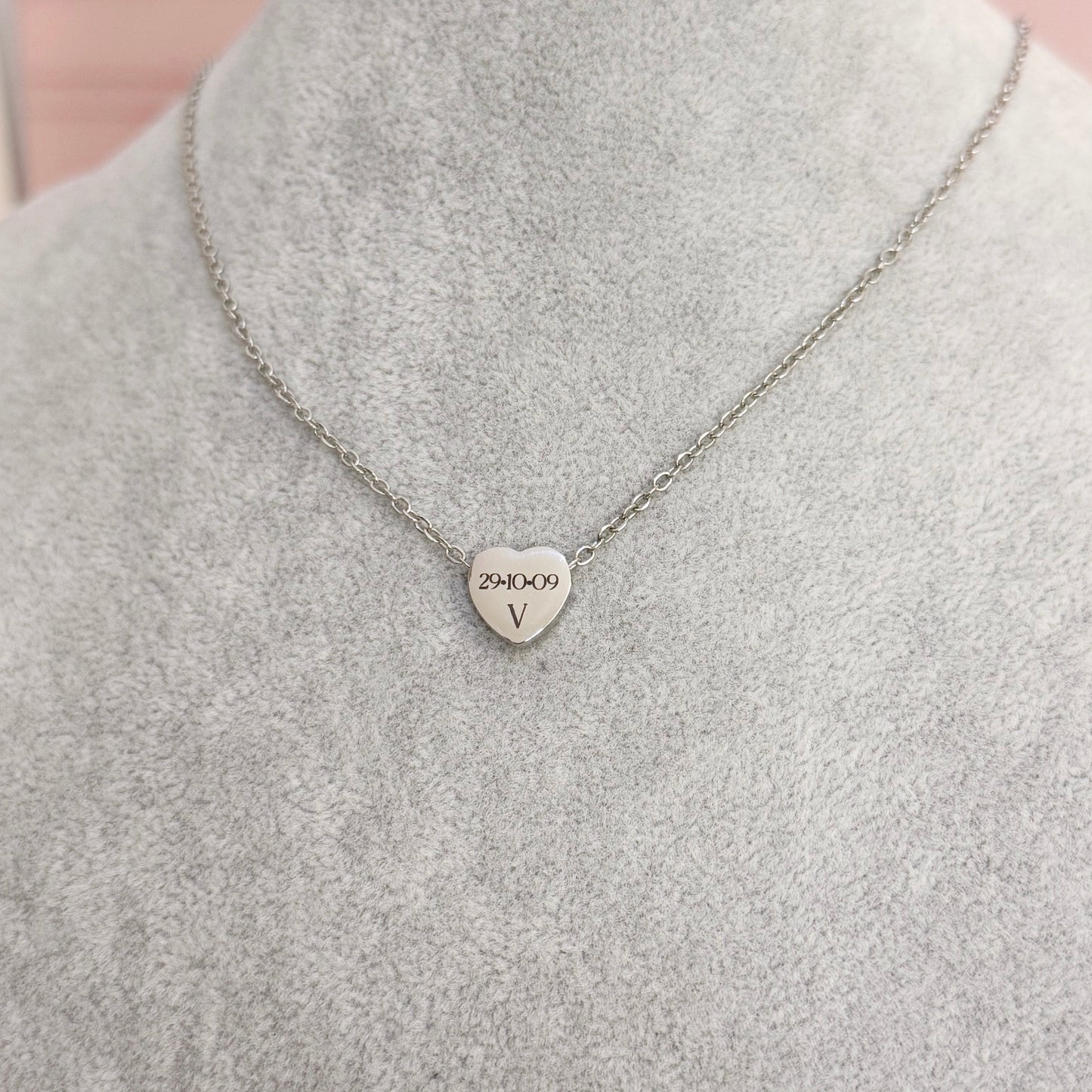 Collar corazón mini
