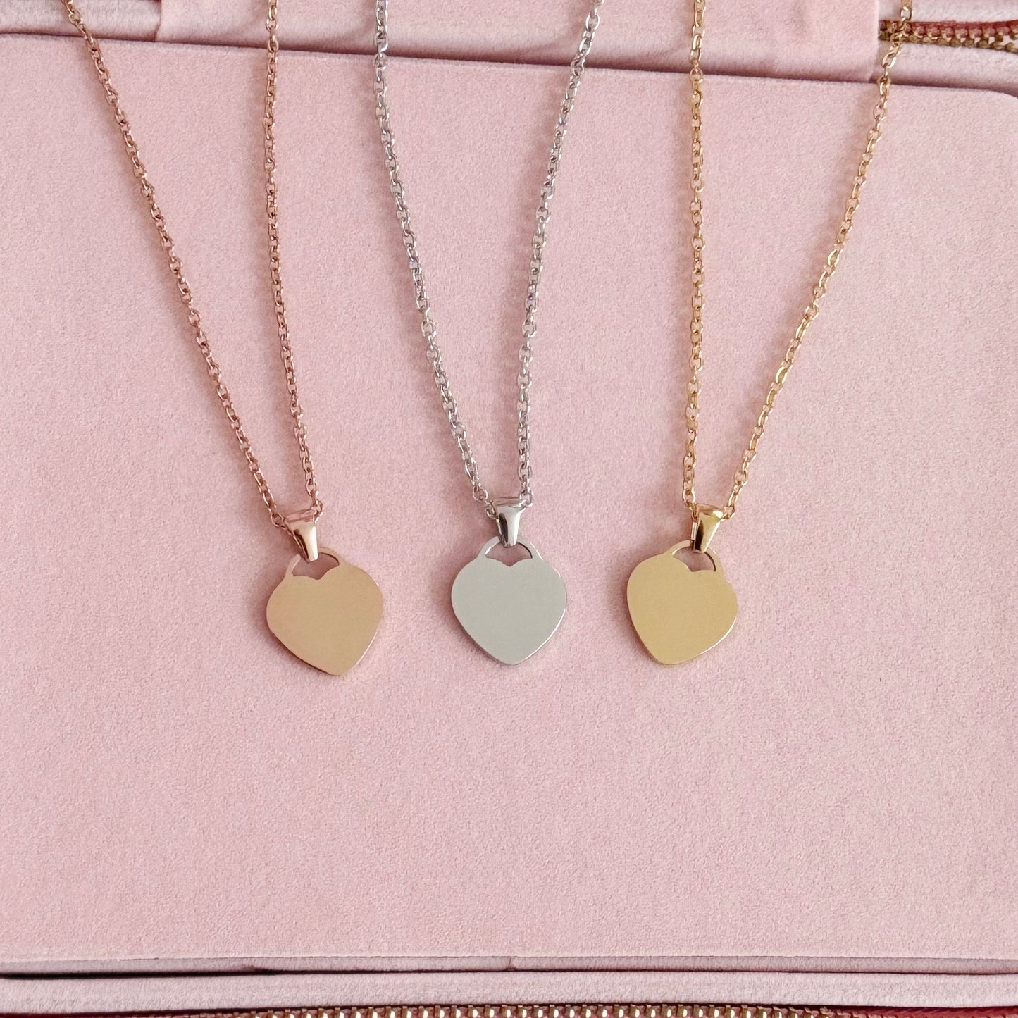 Collar de corazón (personalizable)