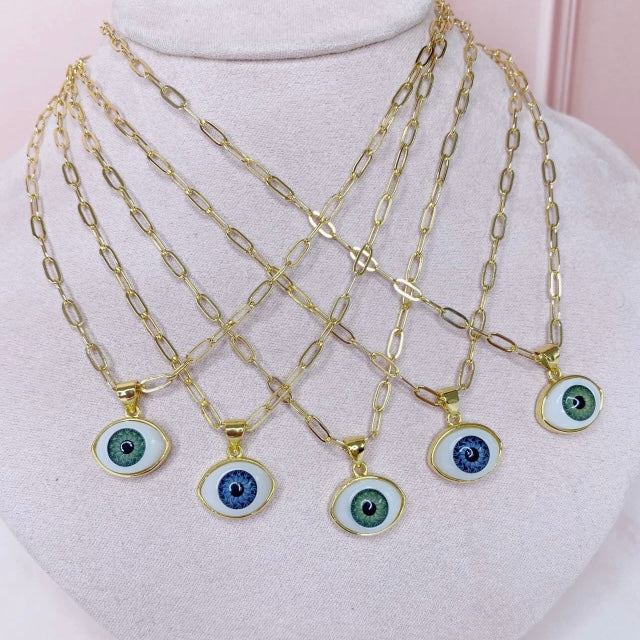 Collar ojo turco