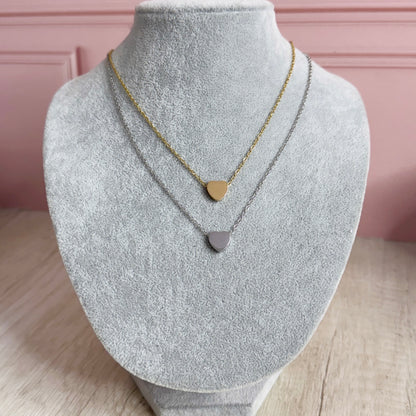 Collar corazón mini