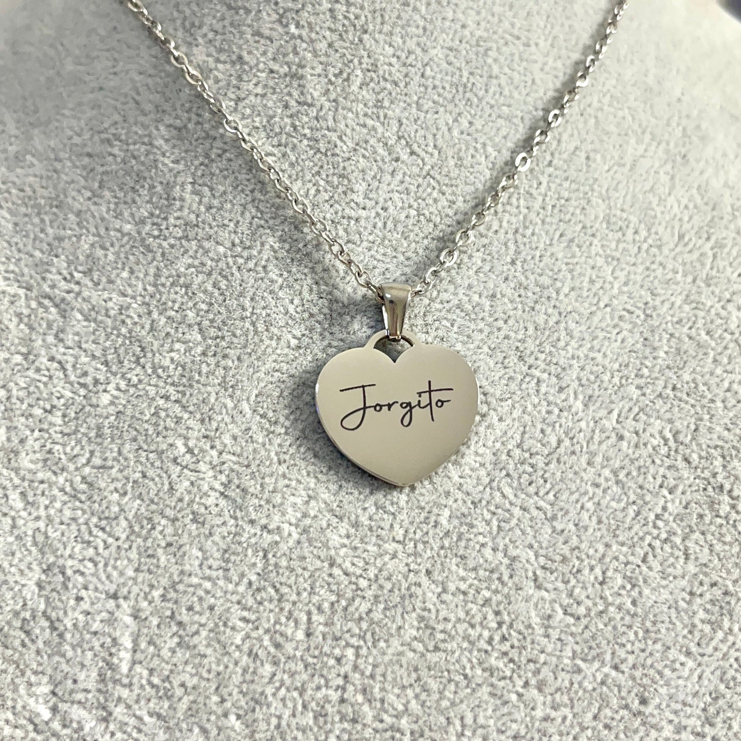 Collar corazón  grande