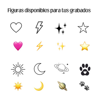 Collar de corazón (personalizable)