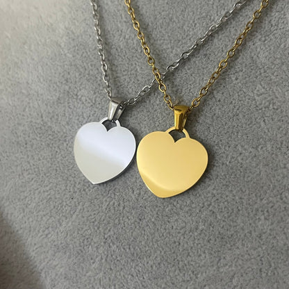 Collar corazón  grande