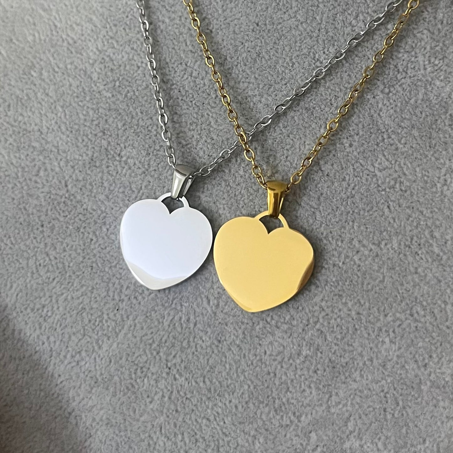 Collar corazón  grande