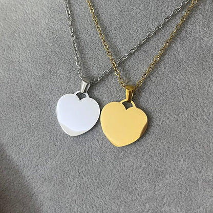 Collar corazón  grande