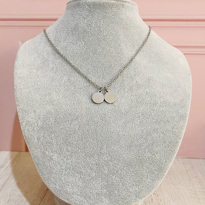 Collar tag redondo (no incluye cristal )