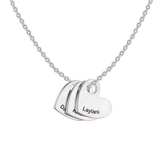 Collar corazónes