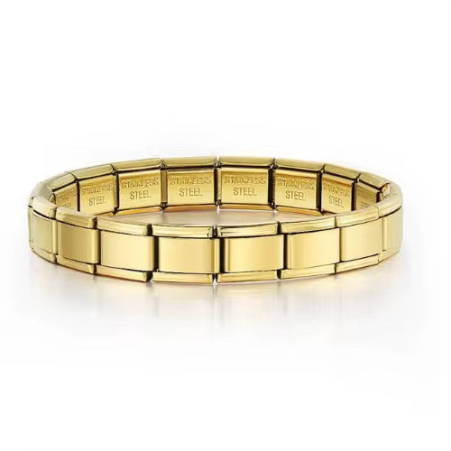 Italian baracelet dorado