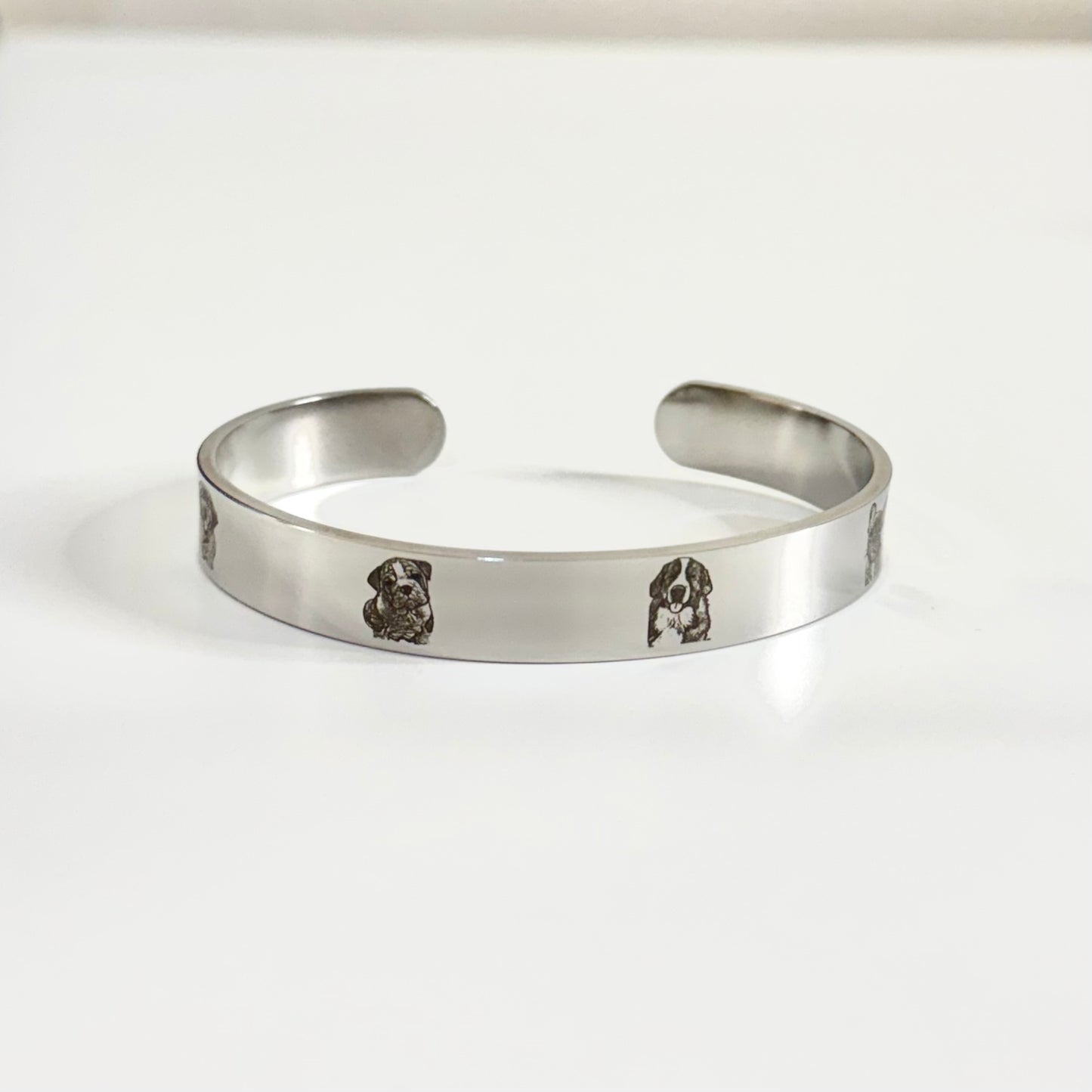 Brazalete con fotografía ( incluye grabado de 3 imágenes)