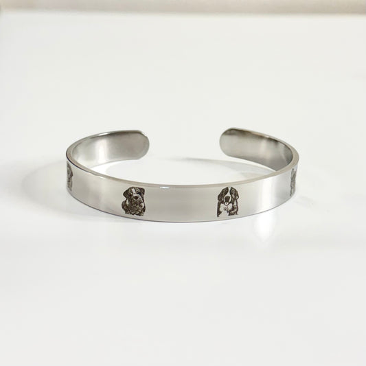 Brazalete con fotografía ( incluye grabado de 3 imágenes)