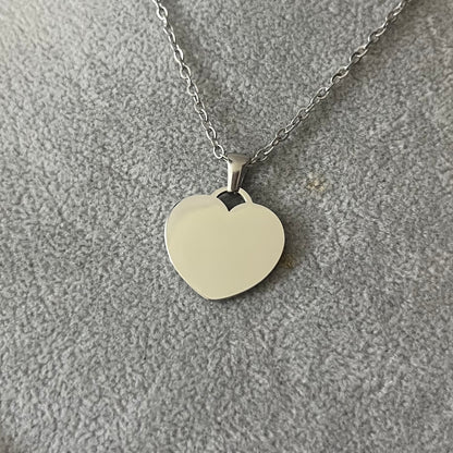 Collar corazón  grande