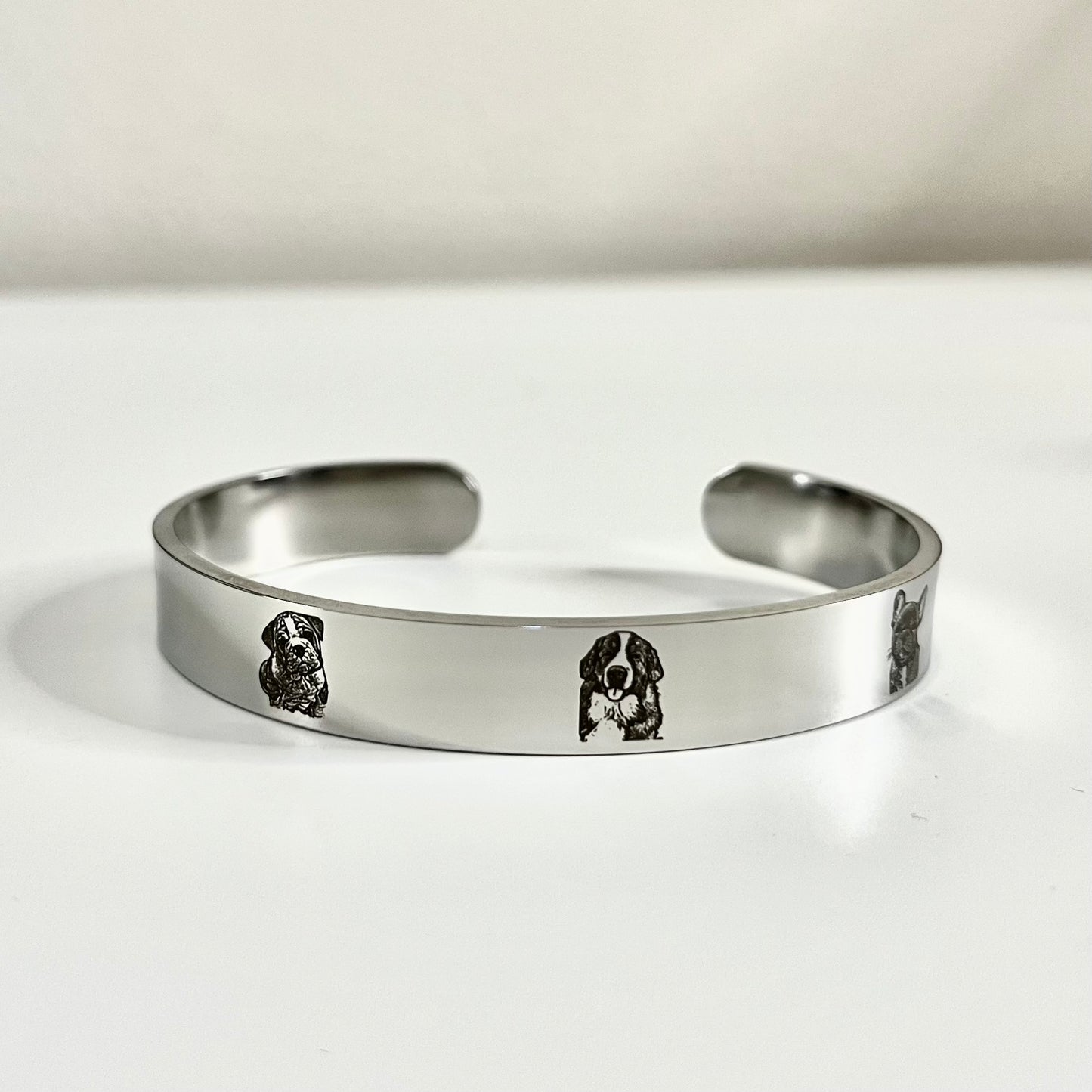 Brazalete con fotografía ( incluye grabado de 3 imágenes)