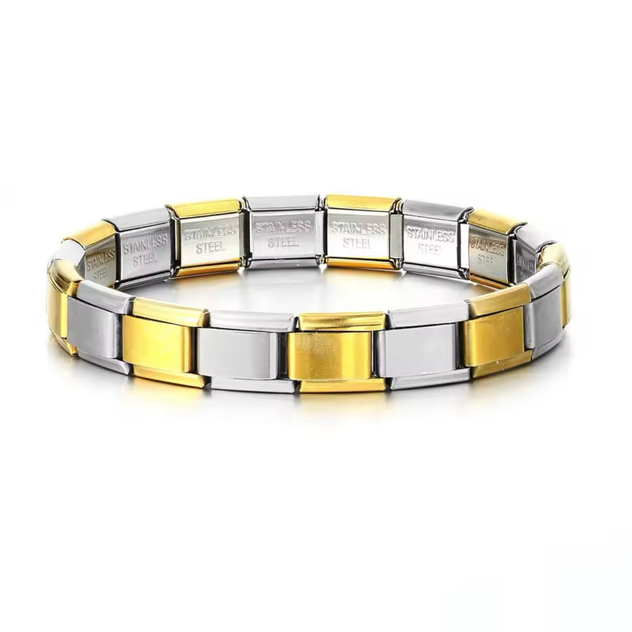 Italian bracelet bi color