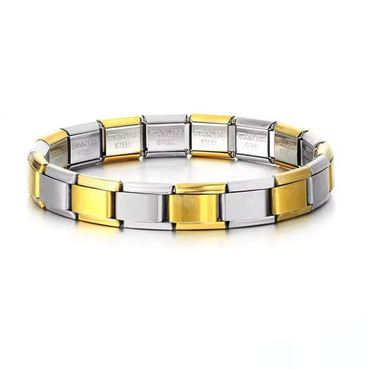 Italian bracelet bi color