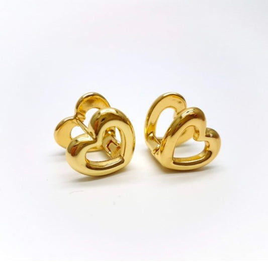 Arete silueta corazón